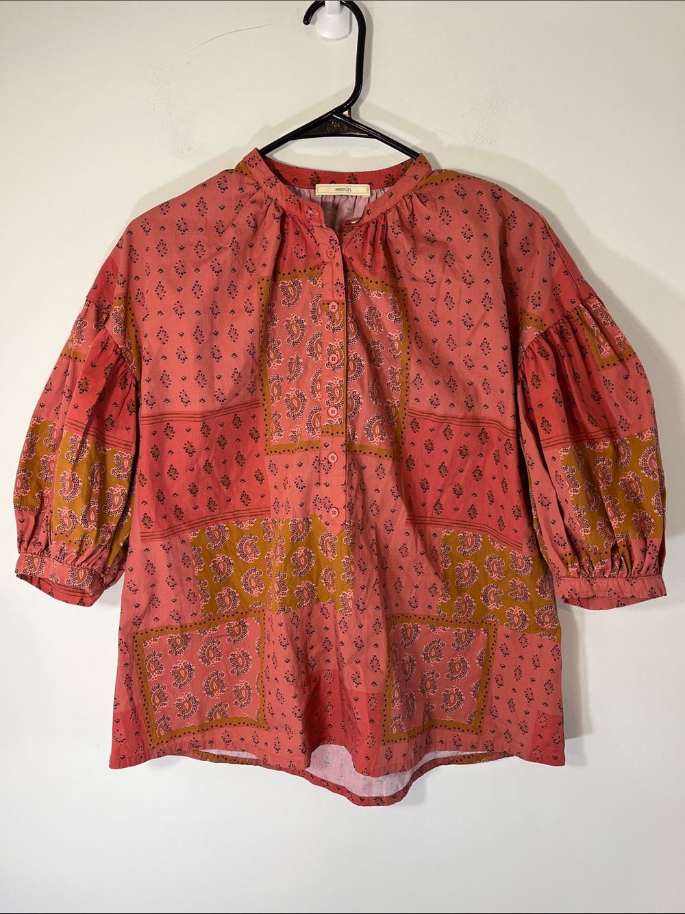 SESSUN ARTISTE BLOUSE - ROSSA LLANGO XS - Picture 6 of 11